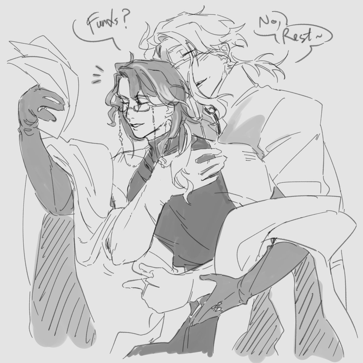 seaisopod0's tweet image. a wip and a thing for my revived hyperfixation
#Dottolone #Pantalone #Dottore