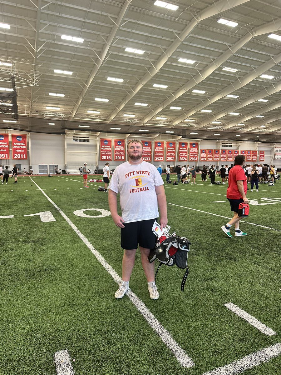 Gunnar Baker (@gunnarb_07) on Twitter photo Thank you @CoacBBleil and <a href="/Coach_Rieken/">Chance Rieken</a> for inviting me to camp <a href="/pittstateuni/">Pittsburgh state university</a> ! Had a great time learning from the coaches and competing! Thank you @CoacBBleil and <a href="/Coach_Rieken/">Chance Rieken</a> for inviting me to camp <a href="/pittstateuni/">Pittsburgh state university</a> ! Had a great time learning from the coaches and competing!