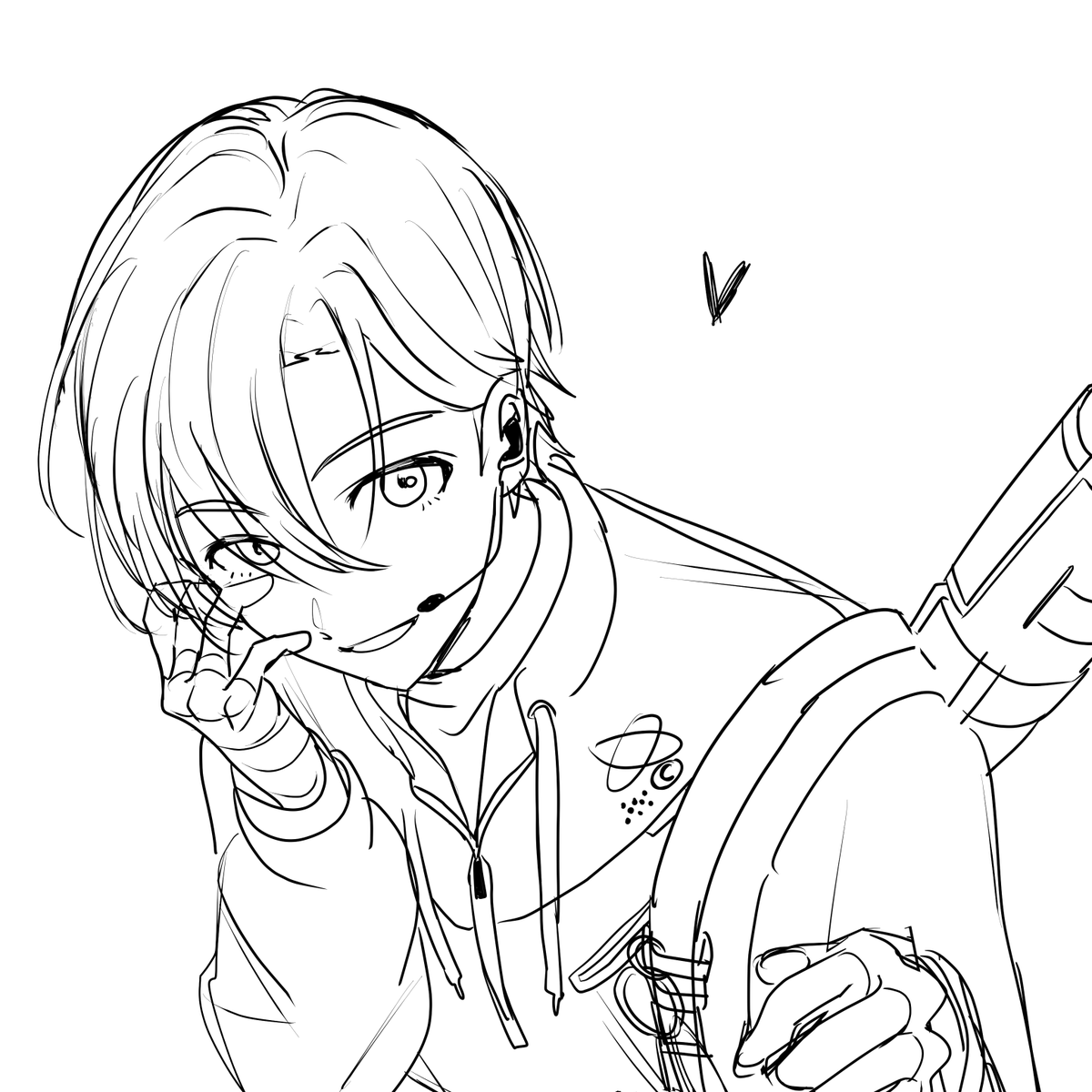 ayam8102's tweet image. ライブ良かったのらくがき