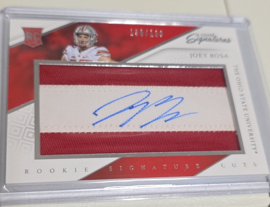 RobbyRage34's tweet image. 2016 Prime Signatures Joey Bosa Rookie cut auto /199....$150