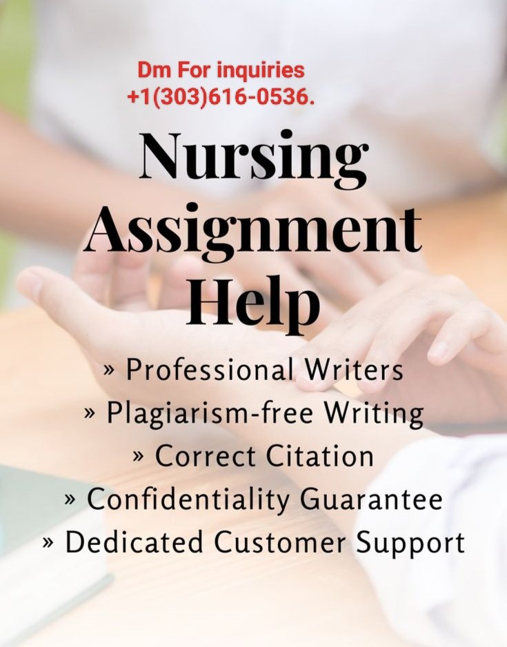 assignmentsdol's tweet image. I&apos;m available today for all assignments due tonight onall courses, Essays, History, English, Sociology, Psychology, Chemistry. Hmu at an affordable rate.
+1(303)616-0536
I deliver Quality grades.
#Pvamu #College #Fyp #Senior #Grad #Students #Southernuniversity
#TuskegeeUniversity