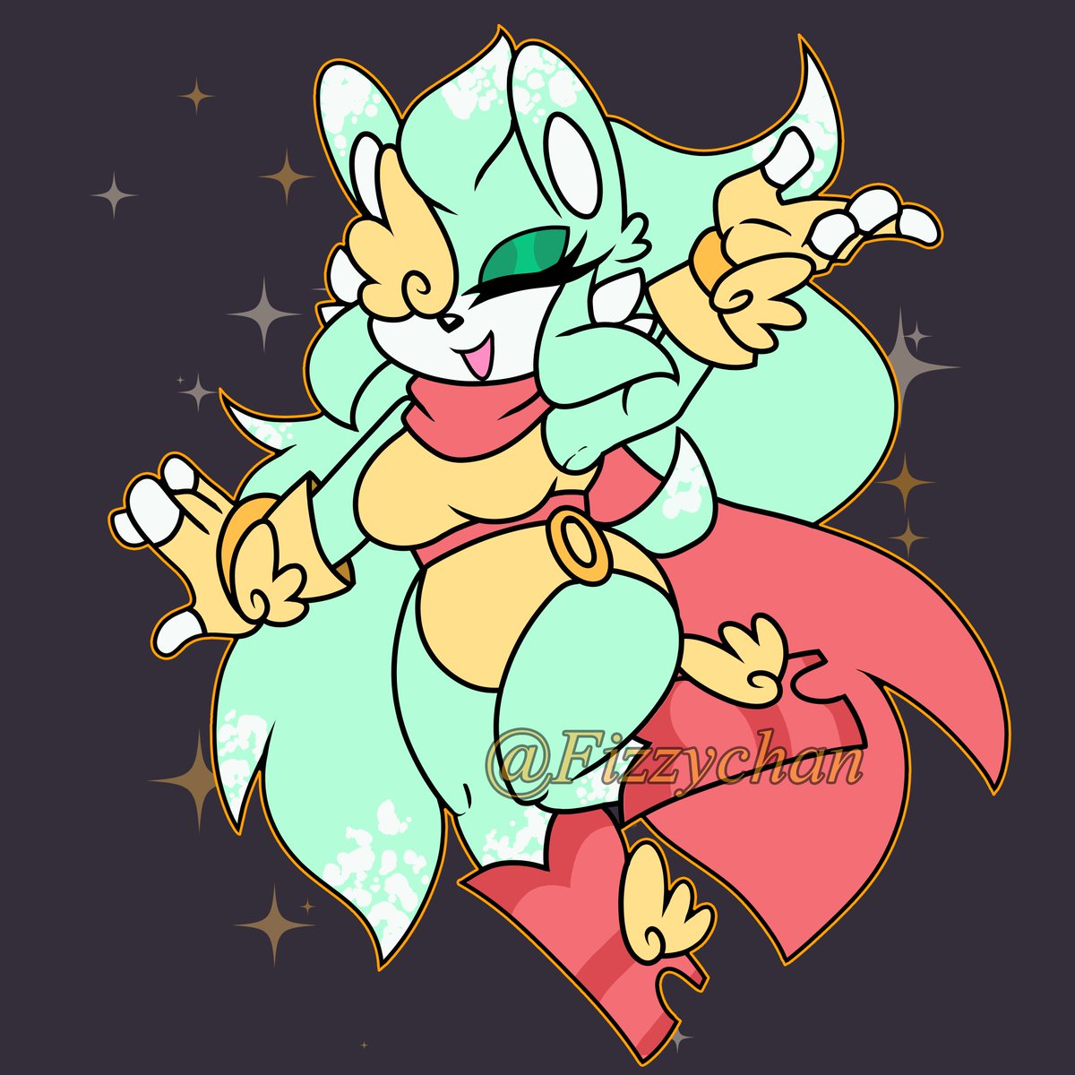 Fizzy_Chan101's tweet image. Finished coloring this little thing from last night, I loved how it turned out ^v^