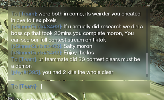 mislead's tweet image. we flexing the cheated contest clears in comp now 🔥