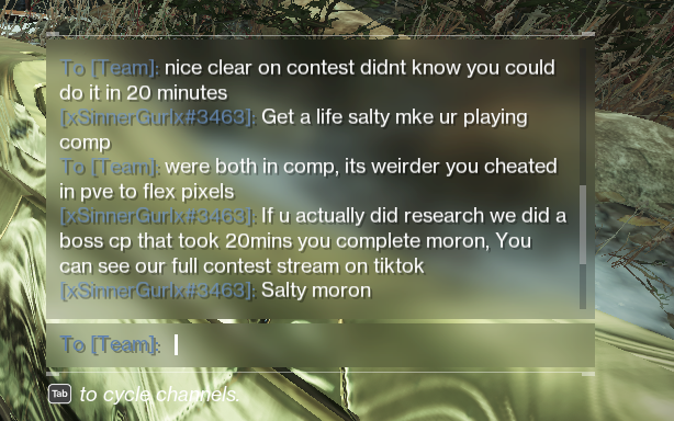 mislead's tweet image. we flexing the cheated contest clears in comp now 🔥