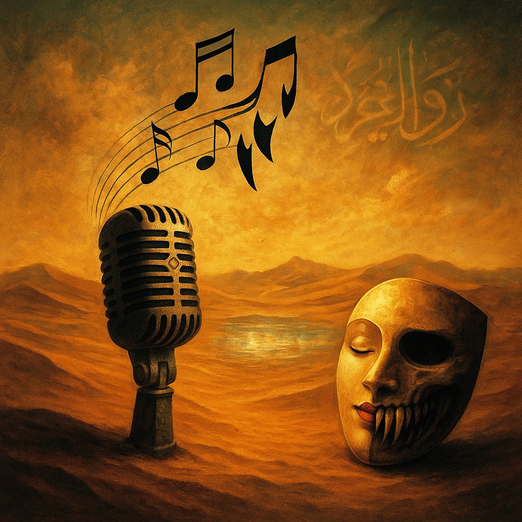 Alshaikh2's tweet image. #iglt
#رباعيات
الْمَاءُ مَاءٌ وَ السَّرَابُ سَرَابُ
وَ الظَّنُّ ظَنٌّ مَا لَهُ أَسْبَابُ
قَدْ تَخْطُئُ الْعَيْنُ الْحَقِيقَةَ غِرَّةً
وَ يَرُوقُ فِي لَوْنِ الْخِدَاعِ خِضَابُ
وَ تَكَشَّفَ الزَّيْفُ الطَّرُوبُ مُنَشِّزًا
صَوْتٌ جَمِيلٌ خَلْفَهُ أَنْيَابُ
فَتَعَلَّمَتْ…