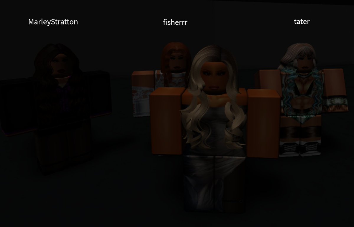 PEM Stratus with Marley McMahon, April Moné, and Marie Ruca backstage at LWA Terror, July 26 2025