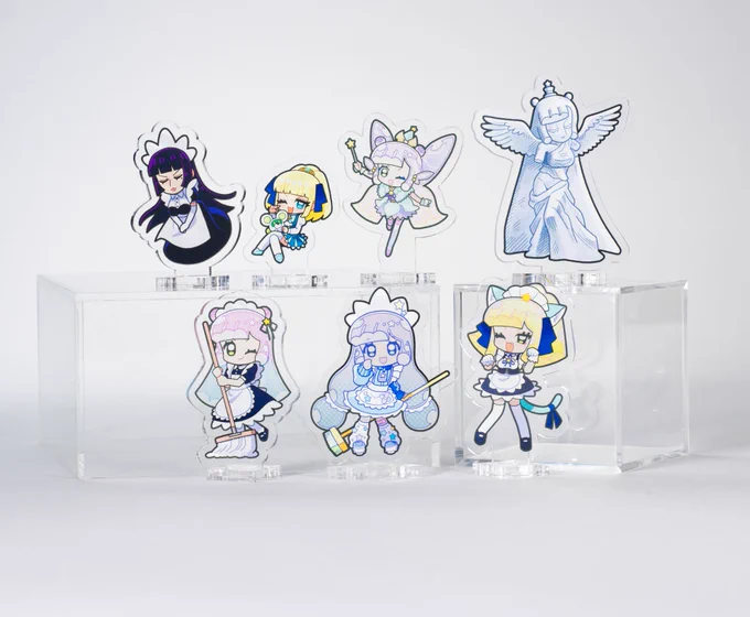 \ ˗ˋˏアクリルぷにるランド第4弾収録ˎˊ˗ / アリス&宝代がついにアクスタ化! かわいいメイドさん多めのセットになっています! #ぷにるはかわいいスライム #ぷにかわ
