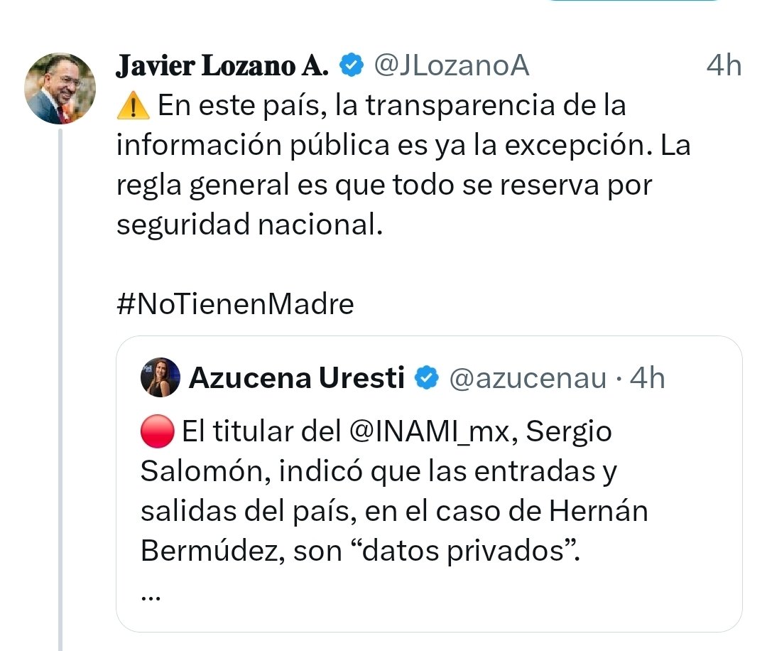 En este país <a href="/JLozanoA/">𝐉𝐚𝐯𝐢𝐞𝐫 𝐋𝐨𝐳𝐚𝐧𝐨 𝐀.</a> lamentablemente hay VIOLADORES SEXUALES COMO TU HIJO que fueron protegidos por el Poder Judicial que ya va de salida...