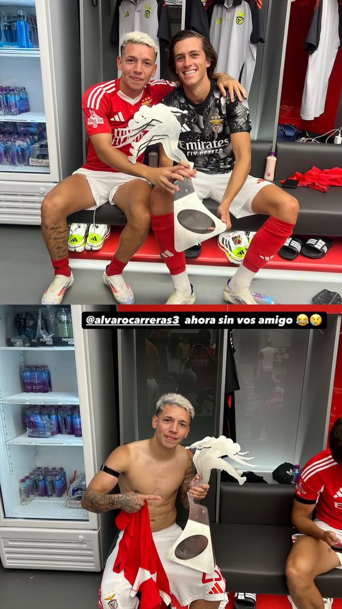Prestianni no seu Instagram.