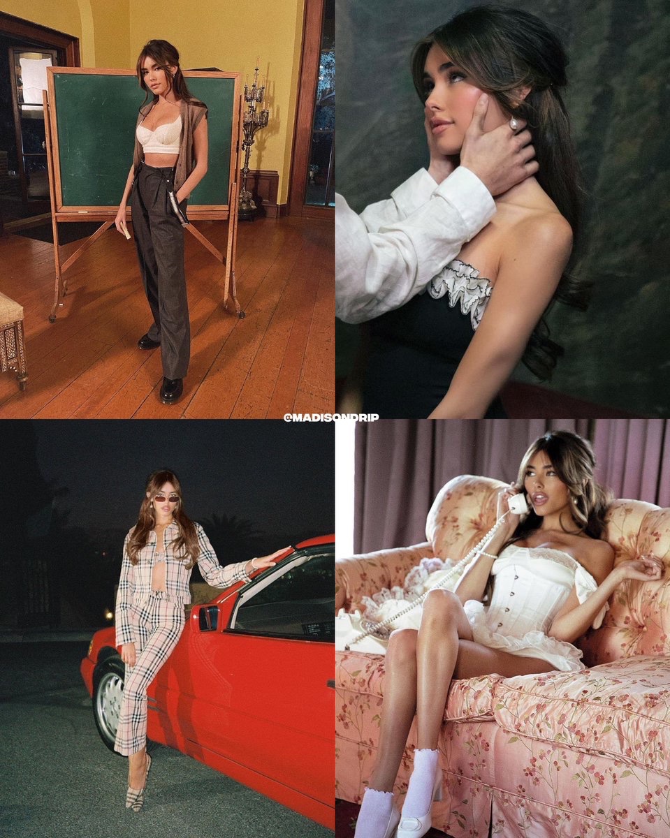 madison beer’s outfits from the boyshit music video 👼