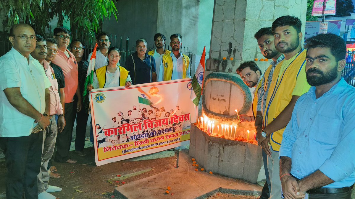 AdilkhanBaba3's tweet photo. Kargil Vijay Diwas 26-7-2025
#KargiVijayDiwas
#Ind #Bihar #Leoclub #Lions2025 https://t.co/c3l4nt41dY