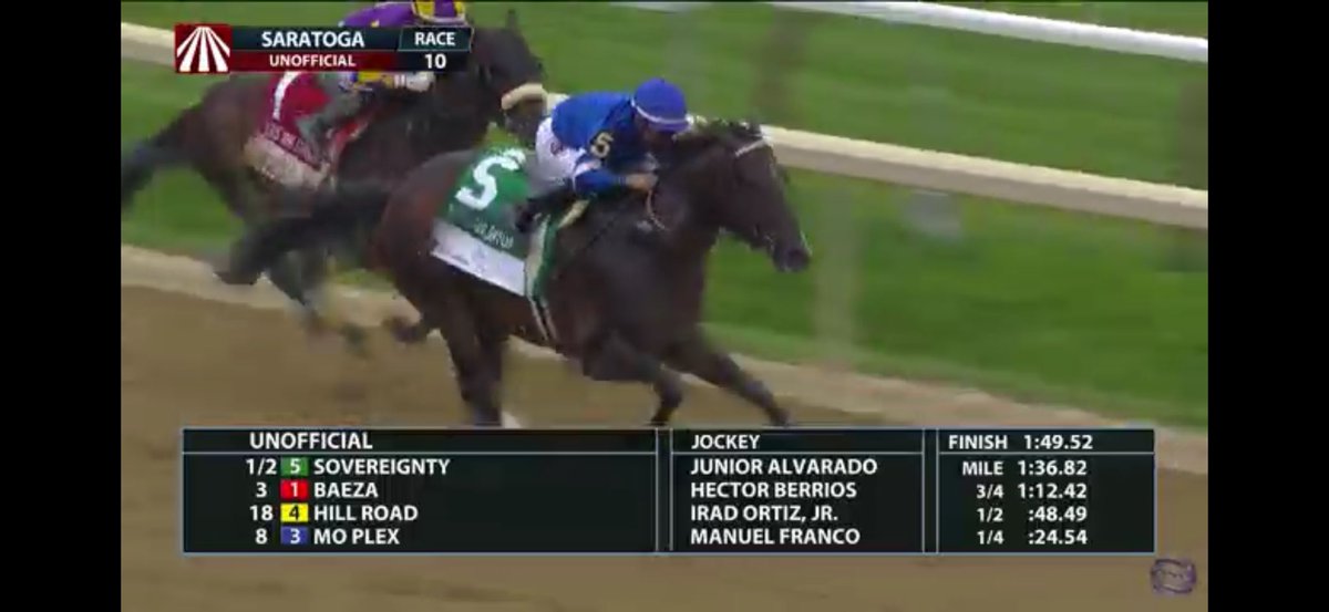 SOVEREIGNTY!!!!!!!!!!!! What an excellent 3yo male division we have in 2025!!!! Derby/Belmont winner comes back live and same with our Preakness winner!!!! Can’t ask for more ✨✨