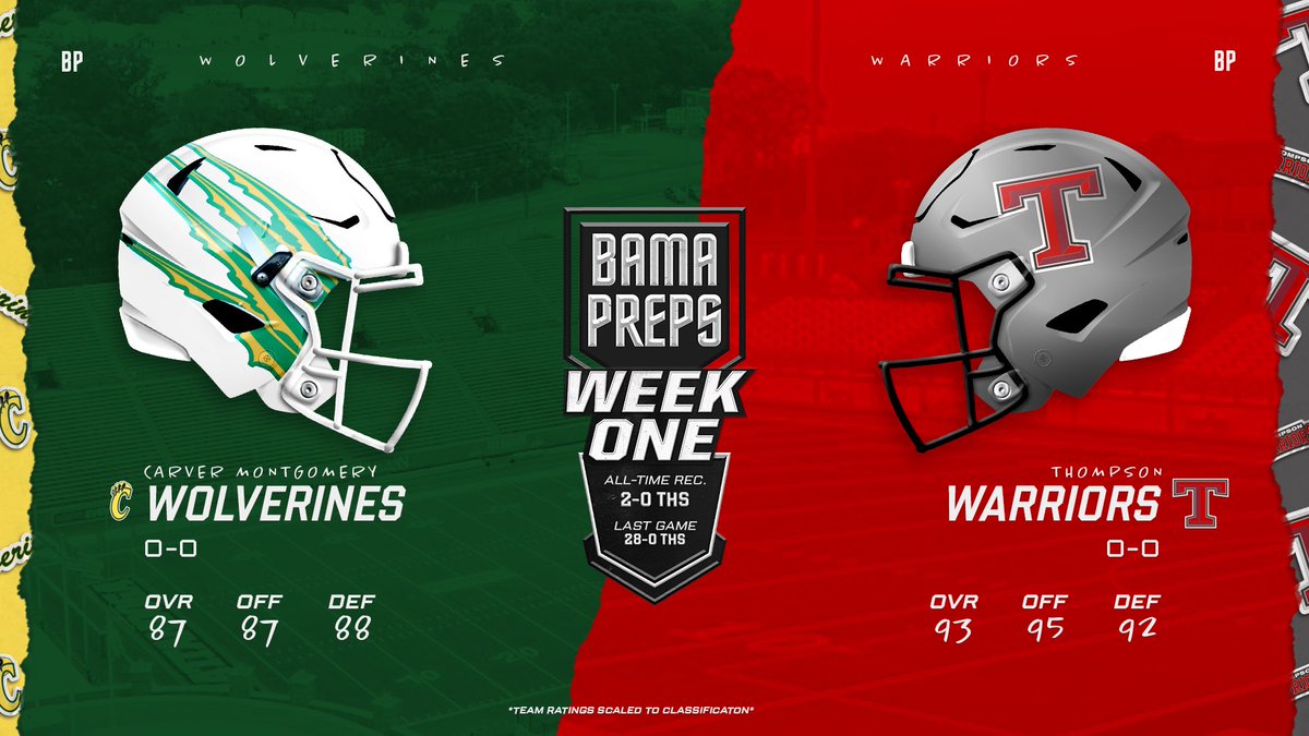 BamaPrepsFB's tweet image. Week one matchups…

CFB 26 style 🔥🔥