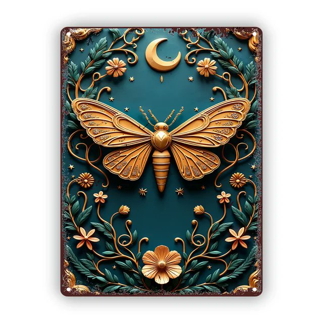 TheSheShed66393's tweet image. Shop now to add a whimsical vintage vibe at home with our Vintage Metal Moth &amp;amp; Floral 2D Tin Wall Art (7.87×11.81)!

thesheshedshop.com/product/vintag…

#VintageDecor #MothArt #FloralWallArt #RusticVibes #HomeStyling #CottagecoreDecor #TinSignArt #WallArtInspo #SheShedStyle #HomeDecorLovers