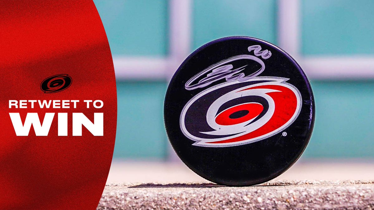 Birthday puck giveaway 🚨

RT for your chance to win a signed Sebastian Aho puck.