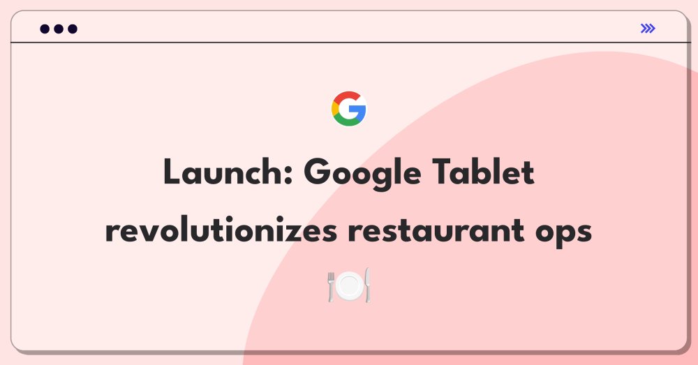 thenextsprints's tweet image. Launching Google Tablet for restaurants: Can you craft the perfect strategy? 🍽️💻
NextSprints breaks down this PM challenge. Dive in!

#ProductManagement #NextSprints #TechInHospitality
