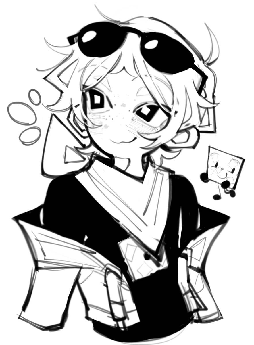 chromojoy's tweet image. This is like the third time i'm changing his design in some way