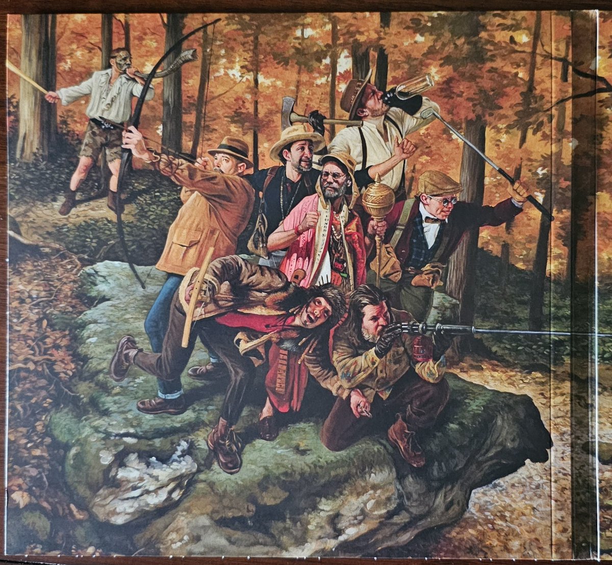 TheKro16's tweet image. Regardless of any opinions on the new one from Tyler Childers, I really love how the vinyl experience turned out. I believe it was Erik Thor Sandberg who did the work. Beautifully done.