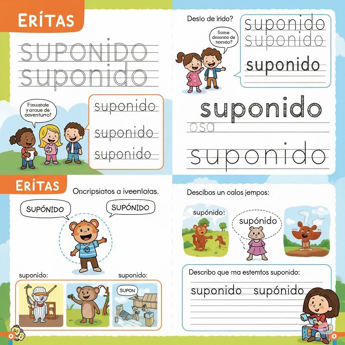 cesitartar's tweet photo. "Hoy a Pablo le apetecía aprender a escribir así que le he preparado un cuadernillo para que practique" 
#SUPONIDO
#LaVeladaDelAñoV https://t.co/0KWV5o9Vek