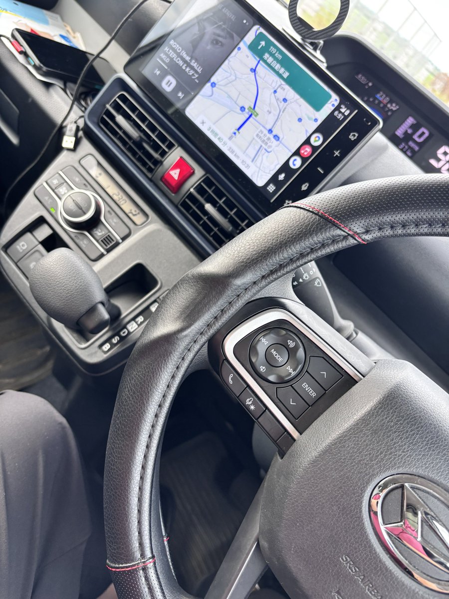 525PHOTO's tweet image. 今回はゴルフは置いて軽自動車で出発🚗³₃