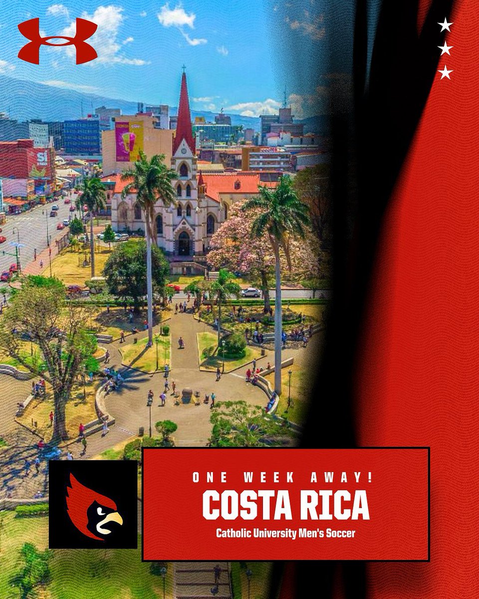 Just one week away from our trip to Costa Rica!! 

8 days spent in the capital city of San Jose, training, playing local competition, and taking in all the culture has to offer! 

Stay tuned for more updates! 

#TCB ⚡️