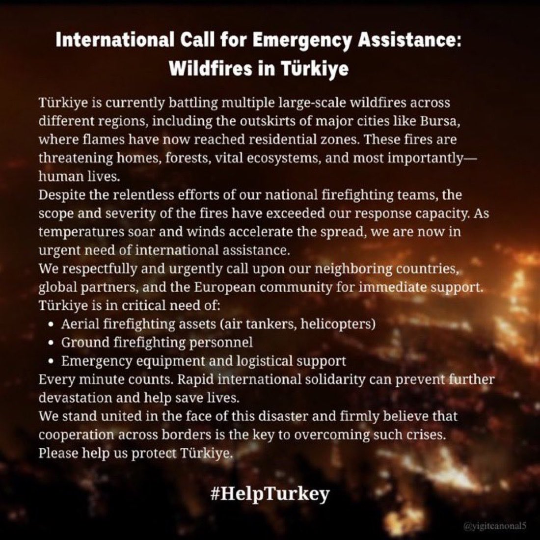eharfi_ters's tweet image. WE NEED GLOBAL SUPPORT
 #helpturkey #TürkiyeYanıyor