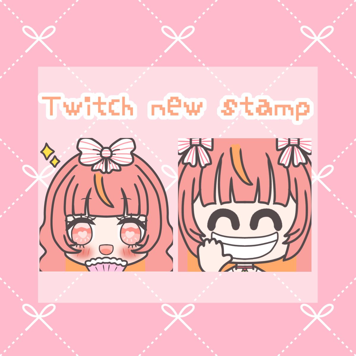 plum_mochizuki's tweet image. 🍑 Twitchスタンプ追加のお知らせ 🍑

お嬢様 ＆ おじさん の2種追加しました！
かわいく描けたからいっぱいつかってね🫶