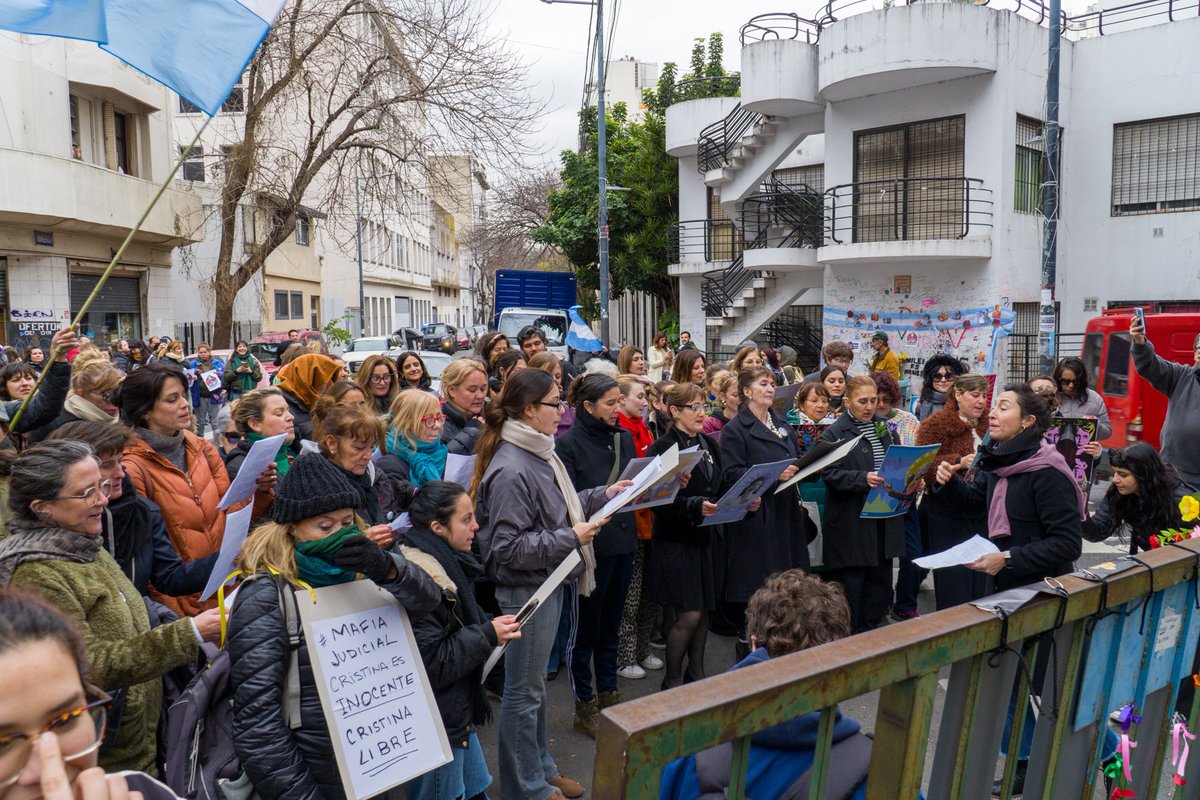 Este 26 de julio, caminamos con las compañeras para celebrar a Evita cantándole a Cristina. Nuestro amor ayer, hoy y siempre.