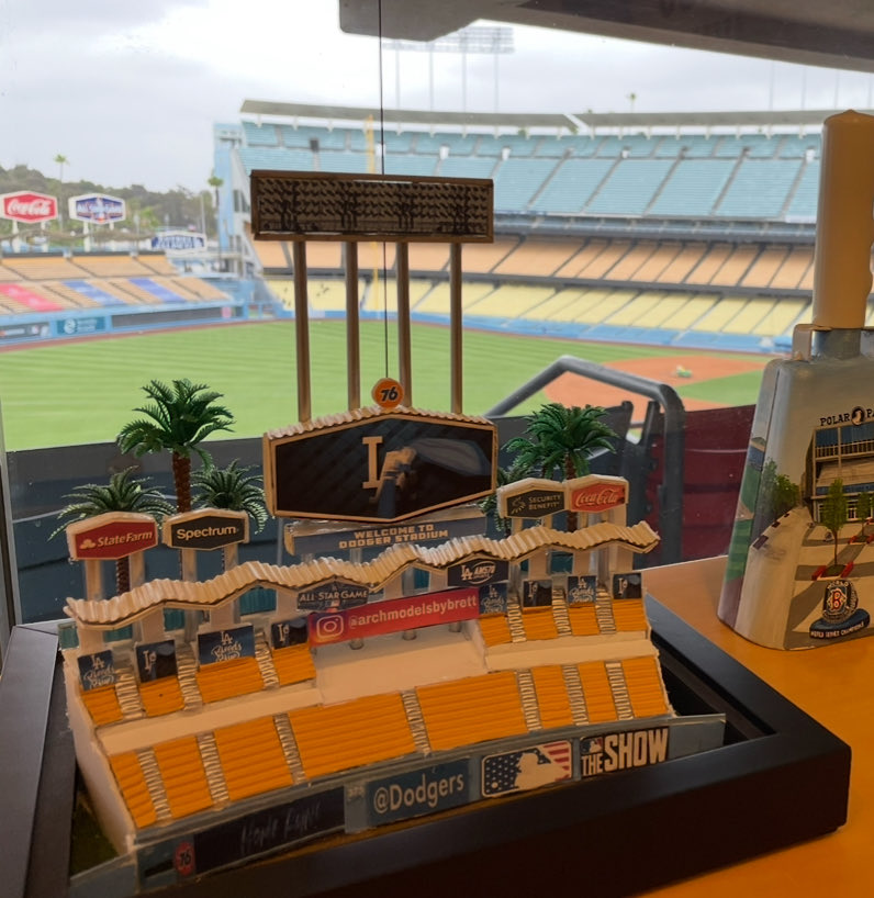 Then and now. 1990 painted mural of future HOK Sport (Populous) rendering of Oriole Park at Camden Yards in Memorial Stadium office.  1992 view from B&amp;O warehouse window.   And for proof nothing stays the same, today’s perspective.  Model in foreground   instagram.com/archmodelsbybr…