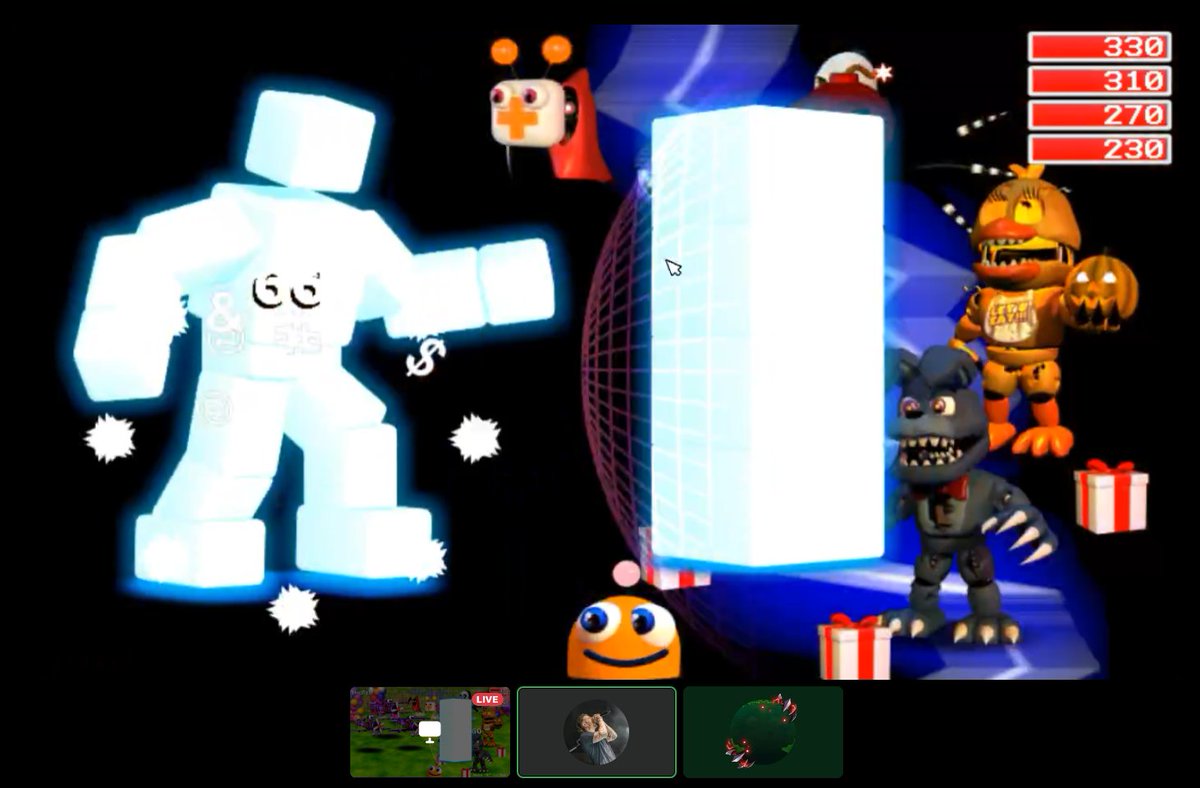 Dexstar_2418's tweet image. Watching a friend play FNAF World hard mode for the first time and bro is shitting himself against Animdude