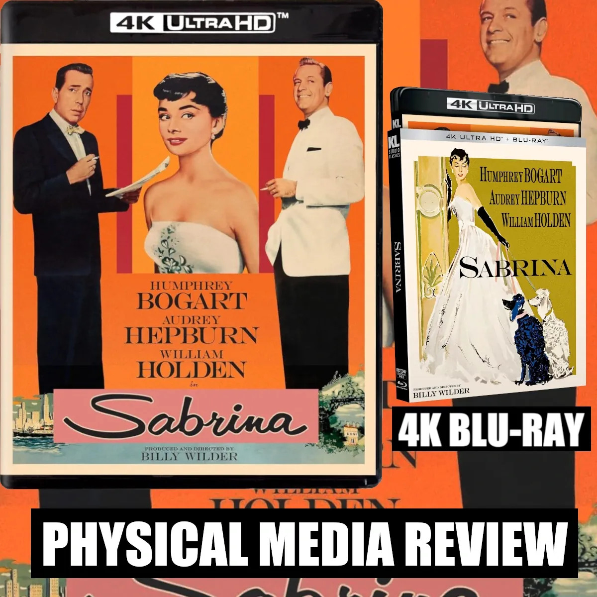mightychroma's tweet image. 🎬 "Sabrina" on 4K Blu-ray from Kino Lorber! 💃🏻
Watch Audrey Hepburn and Humphrey Bogart shine with a brand-new scan from the 35mm neg + Dolby Vision.
Extras include commentaries, a doc and a flood of fascinating featurettes!
Buy here!
bit.ly/45beQLL
#ClassicFilm