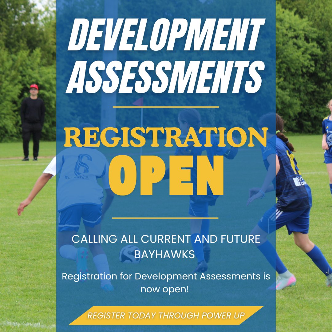 ⚽️ Development Assessments — Registration NOW OPEN!

Are you ready to level up your game? Don’t miss your chance to join the Burlington Soccer Club’s Development Program! 

#WeAreBayhawks #SoccerForLife #DevelopmentAssessments #BurlOn #BurlingtonSoccer