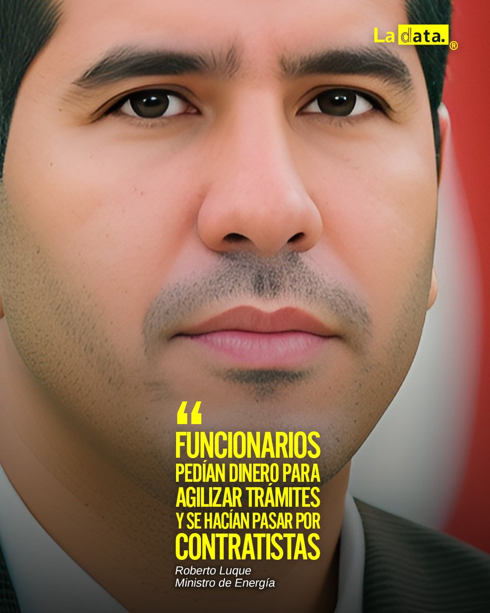 ladataecu's tweet image. #Tendencia “Funcionarios pedían dinero para agilizar trámites y se hacían pasar por contratistas”
El ministro Roberto Luque reveló que entre los despedidos del Ministerio de Transporte había contratistas infiltrados y funcionarios que pedían dinero para agilizar trámites,…