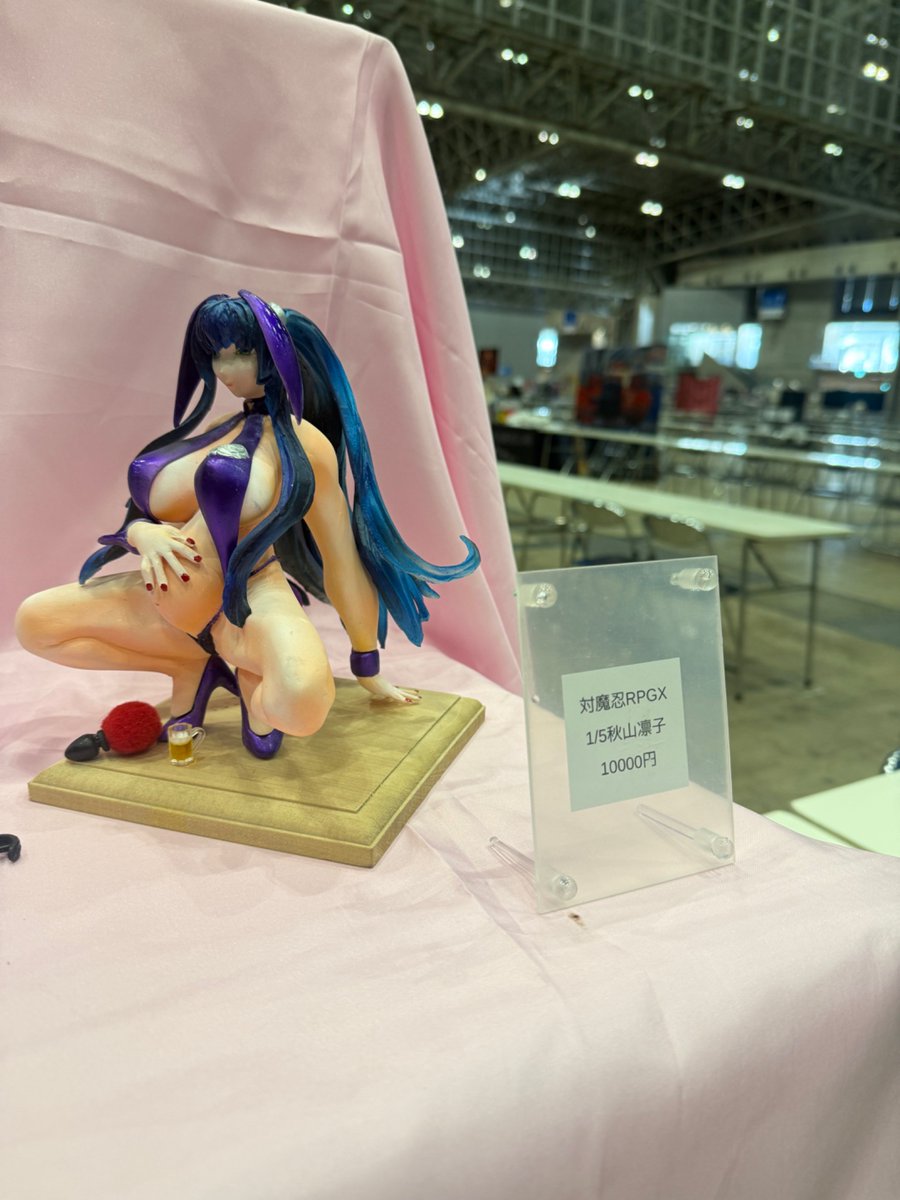 manpukutei_wf's tweet image. 設営完了
#WF2025Sおしながき 
#WF2025S 
#対魔忍RPGX 
#秋山凛子