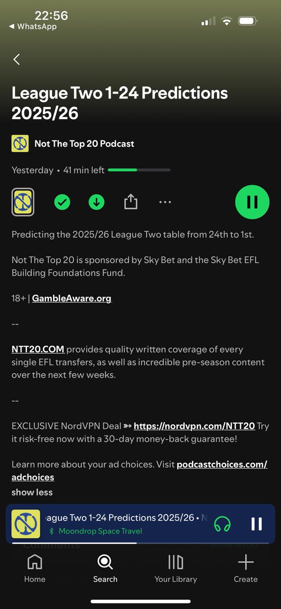 samuelgill25's tweet image. Onto @NTT20Pod - not as poor as Gab’s assessment but behind Tranmere would be an interesting one just for Twitter alone 😭 #oafc