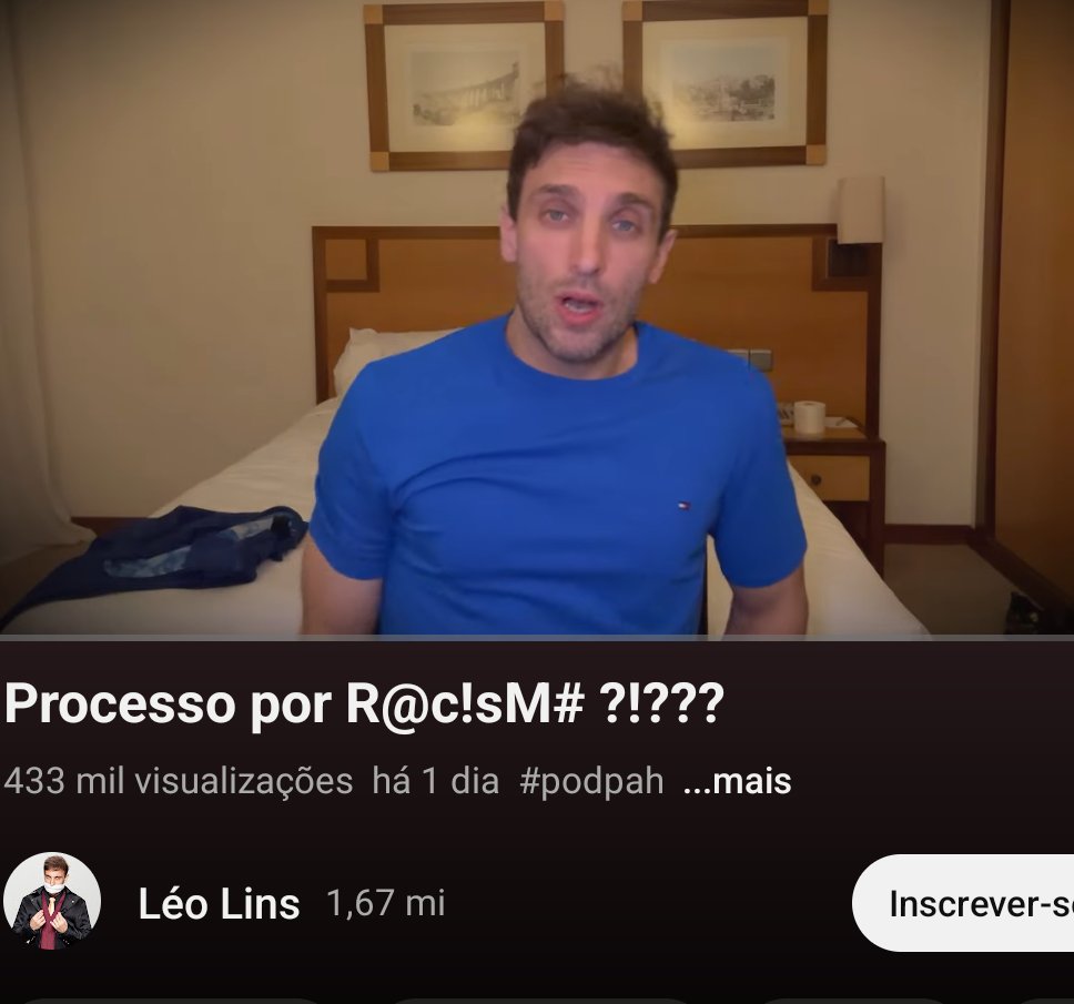 CentralAncap's tweet image. Muito bom esse vídeo do Léo Lins que fala sobre pessoas usando a carta do racismo ou de intolerância religiosa de forma desonesta para prejudicar outras pessoas.
youtu.be/znyqGfy4sZ4?si…