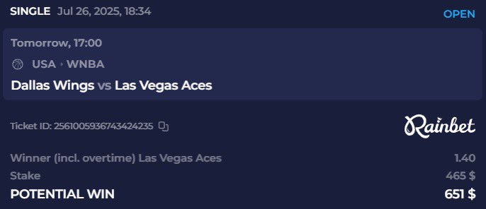 BricksCenter's tweet image. Just put $465 on the Aces tomorrow 😭🙏