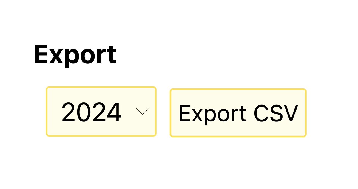 nim_dot_re's tweet image. In the nim.re/pool you can now select the year of which you want your payouts to be exported.❤️