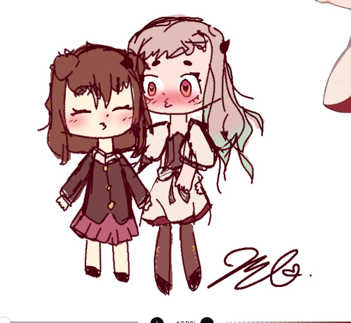 Gnarly_pigeon's tweet image. my sister drew me yuri wow this is beautiful
