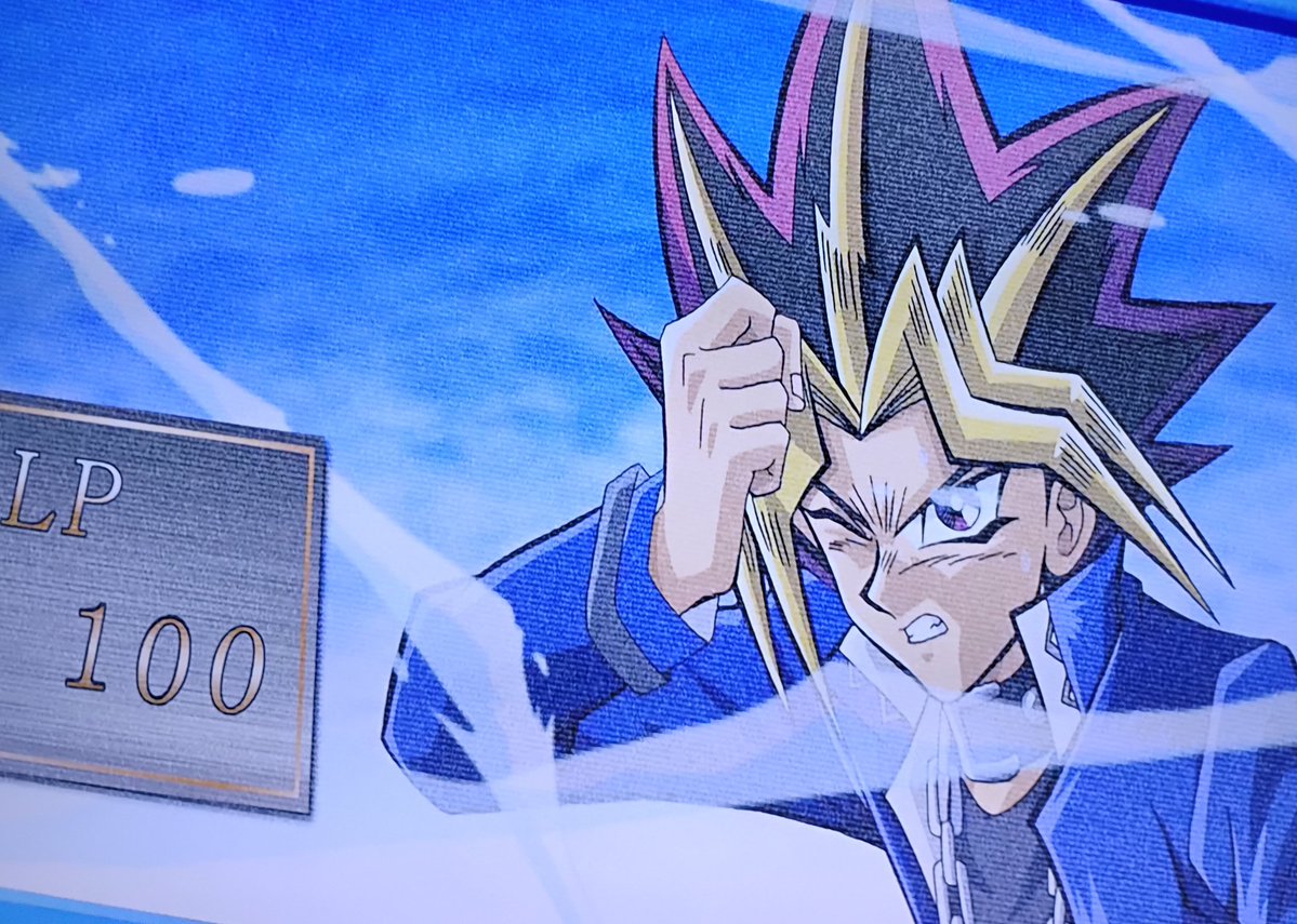 Petrajayne26's tweet image. Anubis:Your fate is sealed, pharaoh. Soon, you will be the relic burried away. Soon worms will feast on your flesh, just as they did on mine.
Yami:Your worms will have to wait, Anubis. I trust my fate to the heart of the cards.
#yugiohthemovie #yamiyugi
