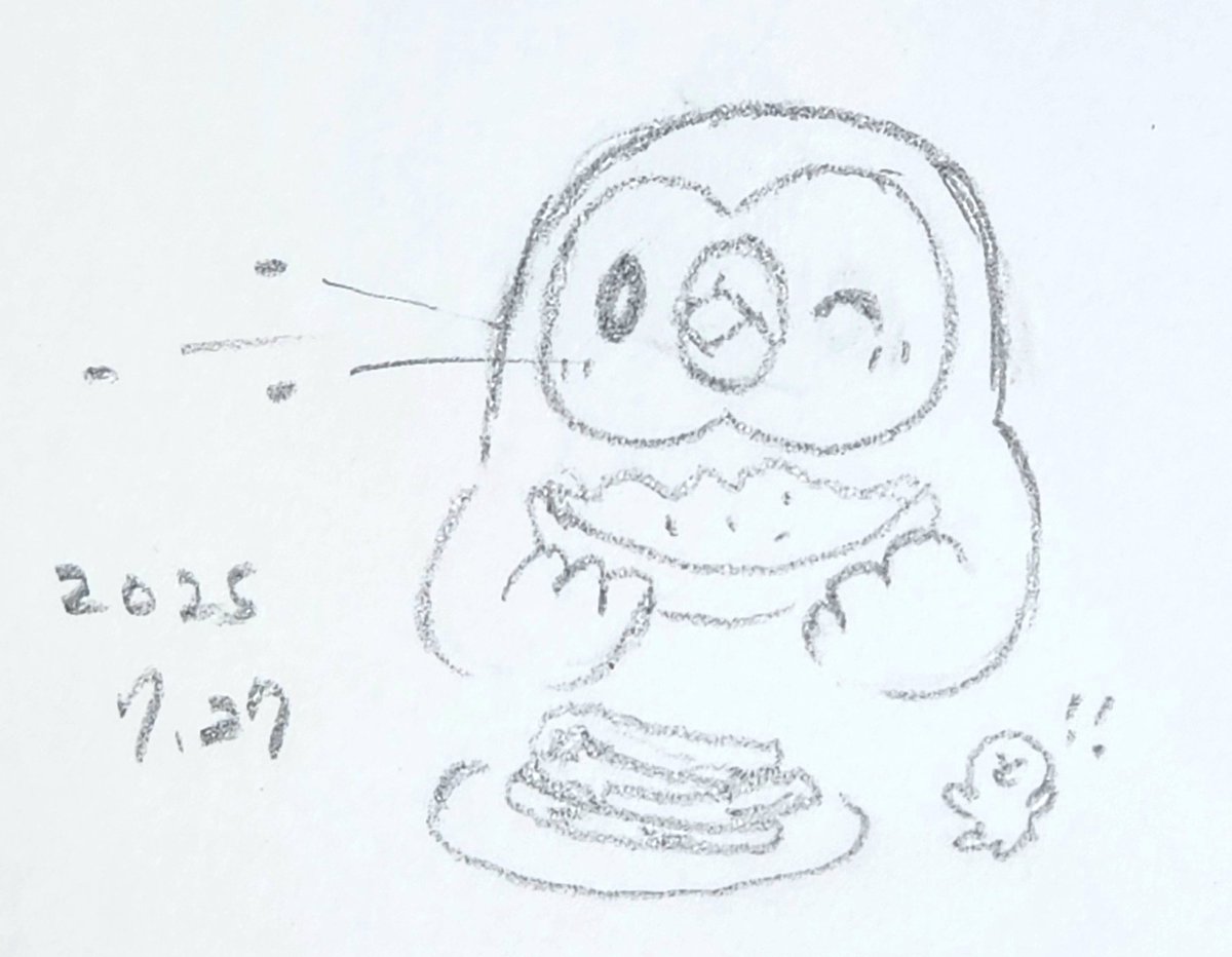 33tomp25's tweet image. モクローのタネマシンガン！？
#毎日モクロー
#スイカの日
🦉モクの新技、受けてみるモフ！！(と)ｺﾝﾅﾆﾀﾍﾞﾃﾙ!?