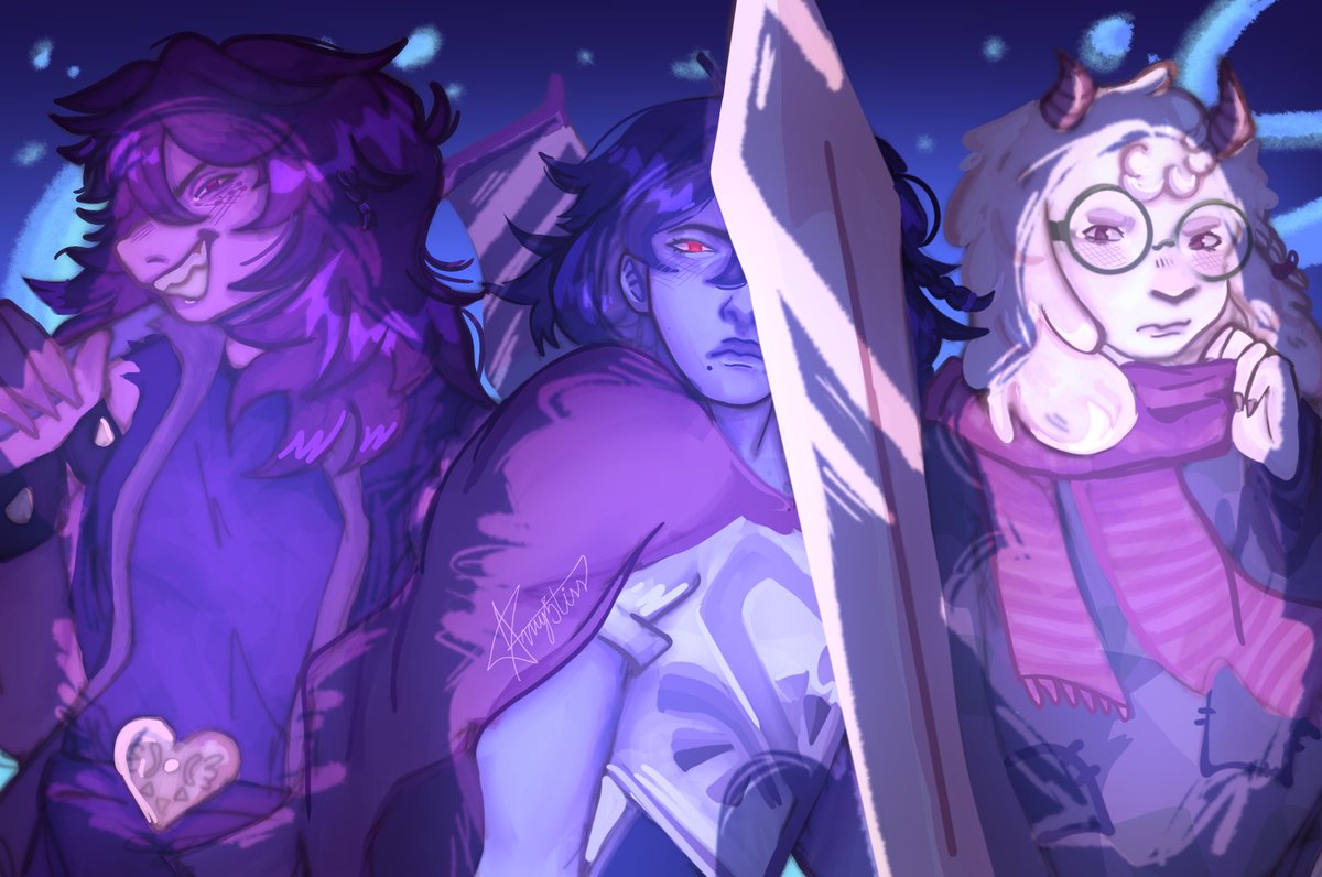 my5tics's tweet image. mirror mirror on my phone whose the baddest ? us ! hello ?
β¨
#DELTARUNE #deltarunefanart