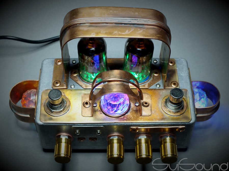 svisound's tweet image. Some positive for this night. Real #tube #preamplifier #steampunk style