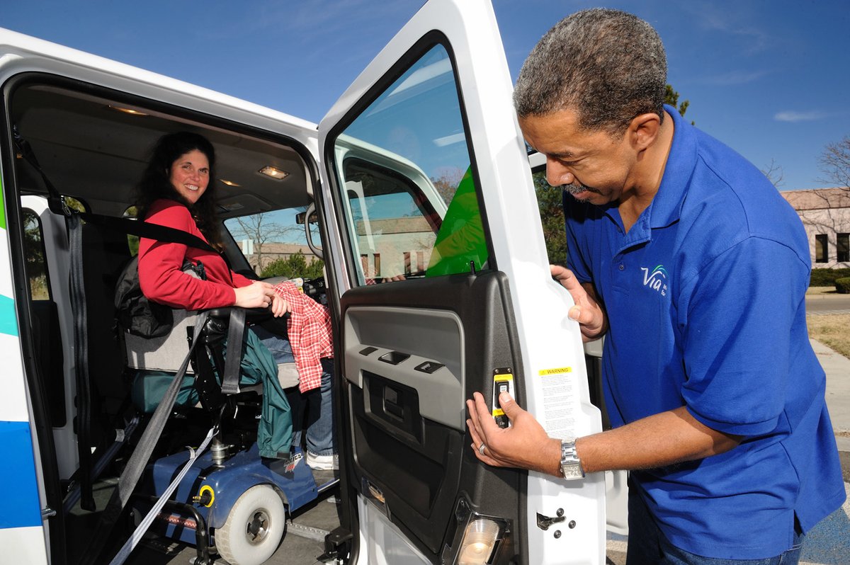 BTransportC's tweet image. Today is the 35th anniversary of the #AmericansWithDisabilitiesAct, a historic civil rights law that protects the rights of people with disabilities. In our #Boulder community, @viacolorado is a local nonprofit that makes #transportation more accessible for all. @BoulderChamber