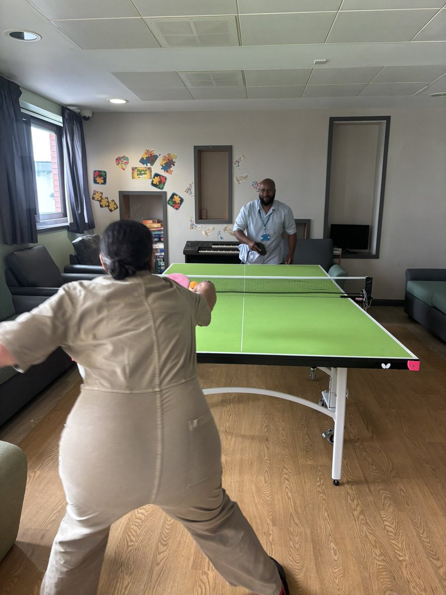 Janet Melia (@janetmelianhs) on Twitter photo An action packed afternoon when our ladies on Taylor challenged staff to several games of table tennis!π
<a href="/PennineCareNHS/">Pennine Care NHS FT</a>
<a href="/Lydia69274885/">Lydia</a> <a href="/annHallamNhs/">Ann π</a>
<a href="/KateMeskell/">Kate Meskell</a> <a href="/Diane65045555/">Diane</a>
<a href="/DannyTheLove/">Danny Love</a> <a href="/clwalne/">Clare louise</a>
<a href="/MindBodySoleUK/">Mind, Body & Sole</a>
<a href="/mentalhealth/">Mental Health Foundation</a> <a href="/longtallbrett/">Brett</a> An action packed afternoon when our ladies on Taylor challenged staff to several games of table tennis!π
<a href="/PennineCareNHS/">Pennine Care NHS FT</a>
<a href="/Lydia69274885/">Lydia</a> <a href="/annHallamNhs/">Ann π</a>
<a href="/KateMeskell/">Kate Meskell</a> <a href="/Diane65045555/">Diane</a>
<a href="/DannyTheLove/">Danny Love</a> <a href="/clwalne/">Clare louise</a>
<a href="/MindBodySoleUK/">Mind, Body & Sole</a>
<a href="/mentalhealth/">Mental Health Foundation</a> <a href="/longtallbrett/">Brett</a>