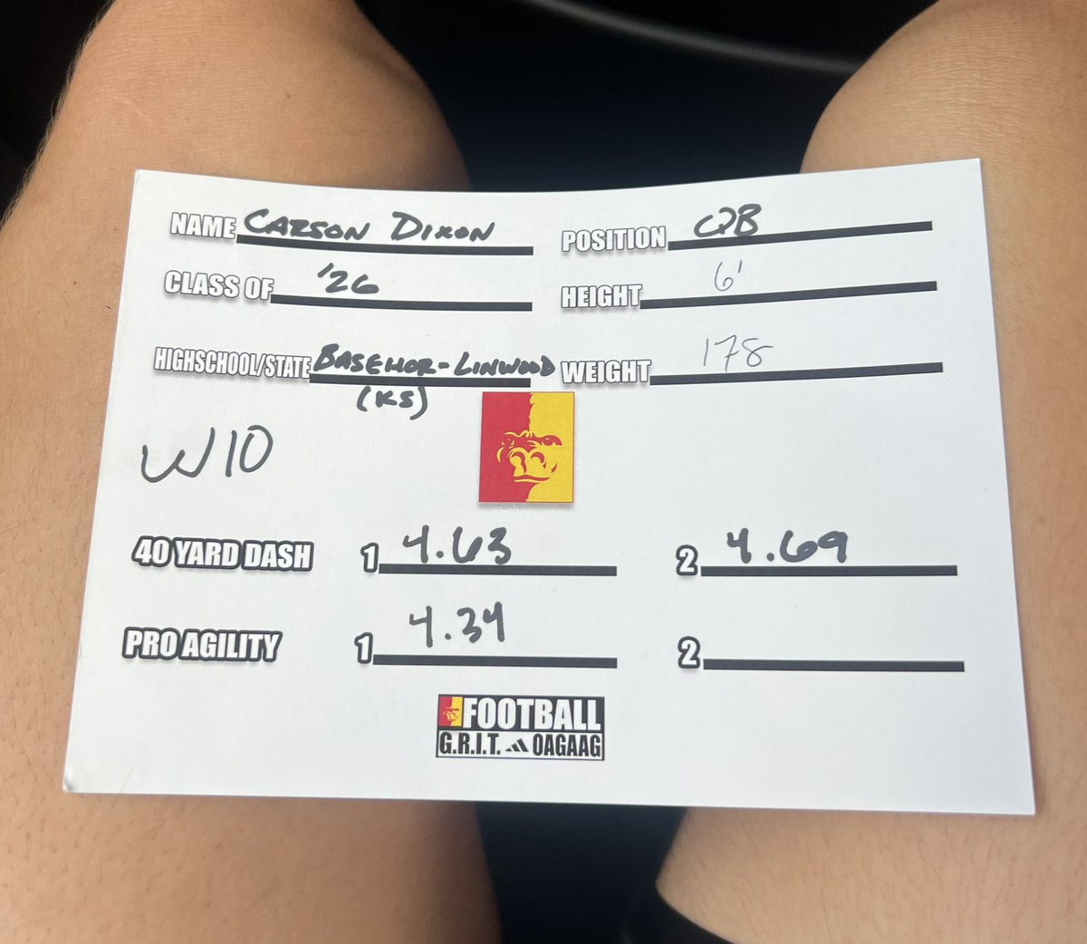 Had a great time competing at <a href="/GorillasFB/">Pitt State Football</a> Camp! <a href="/coachkbleil/">Kevin Bleil</a> <a href="/PSUCoachSmith/">Mark Smith</a>