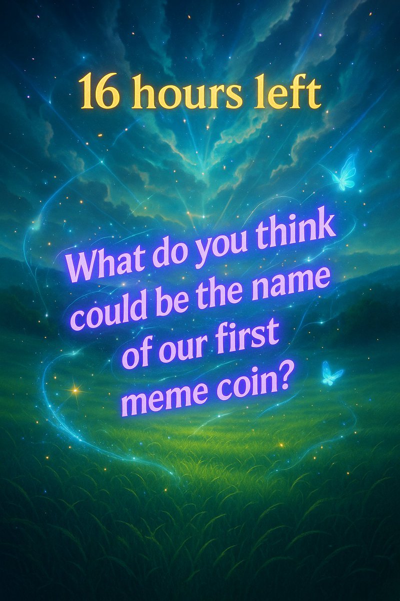 HappyKingsdom's tweet image. What do you think could be the name of our first meme coin?
#memecoin #MemeCoinSeason #MemeCoinMadness #memecoin1000x #MemecoinRevolution #memecoinlaunch #memecointrading #pumplistbitget #PumpFunLaunch #SolanaMemeCoin #solana