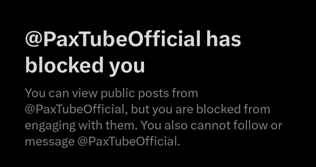 RulerofNV's tweet image. Paxtube has blocked me for a 3rd time LMAO