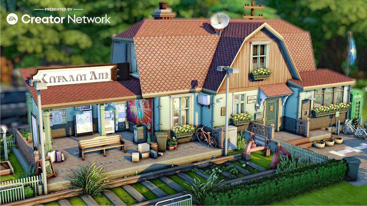 flubs79's tweet image. in my new @youtube Video i will show you how
i made this occupied Train Sation Henford on Bagley💚
@thesims #thesims4 #eapartner #ShowUsYourBuilds
Youtube Video - youtu.be/h3QjF0RfL9k?si…
Have fun watching the Video and Thank You 😉