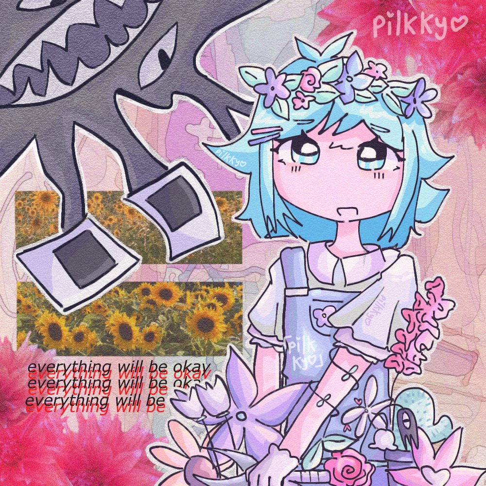 pilkkyo's tweet image. • everything will be okay •
(i'm actually really happy with how this turned out yipee &gt;.&lt;)
#OMORIFANART #omoribasil #OMORI #fanart #digitalartwork #art
